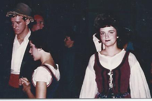 A young Susan Crossett in the Chatauqua Opera Company